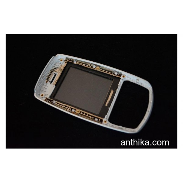 Samsung E830 Kapak Original Front Cover Silver Used
