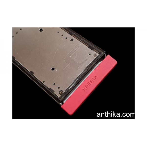 Sony St25 Sony Xperia U ST25i Kapak Kasa Full Housing White Pink New