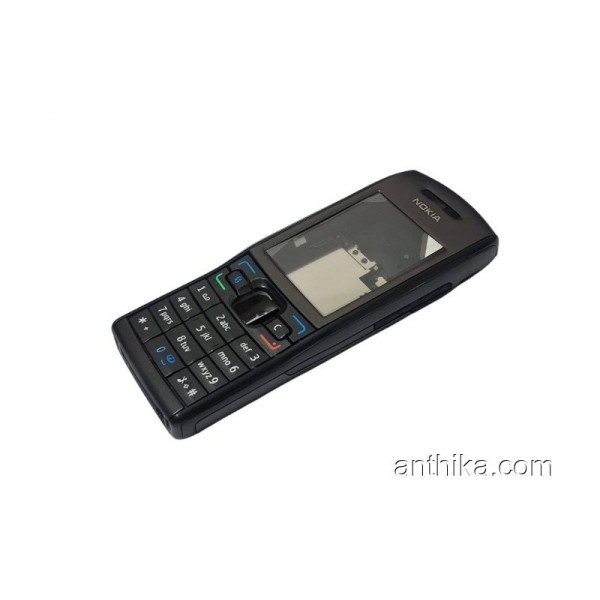 Nokia E50 Kapak Kasa Tuş High Quality Full Housing Black New