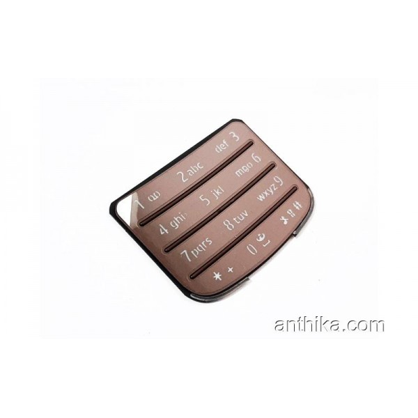 Nokia 6700 Tuş Original Numeric Key Brown New
