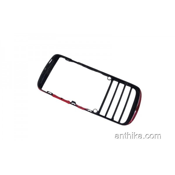 Nokia Asha 300 Kapak Original Front Cover Red New