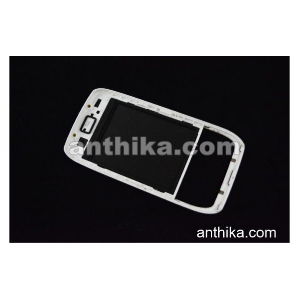 Nokia E66 Kapak Original Front Cover Light Silver Used