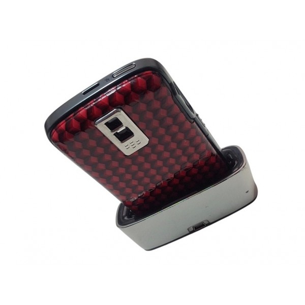 Blackberry 9000 Bold Kapak Kasa Tuş Dock Station Black Red New