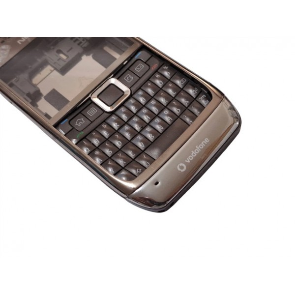 Nokia E71 Kapak Kasa Tuş Original Housing Gray Vodafone Used