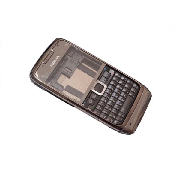 Nokia E71 Kapak Kasa Tuş Original Housing Gray Used