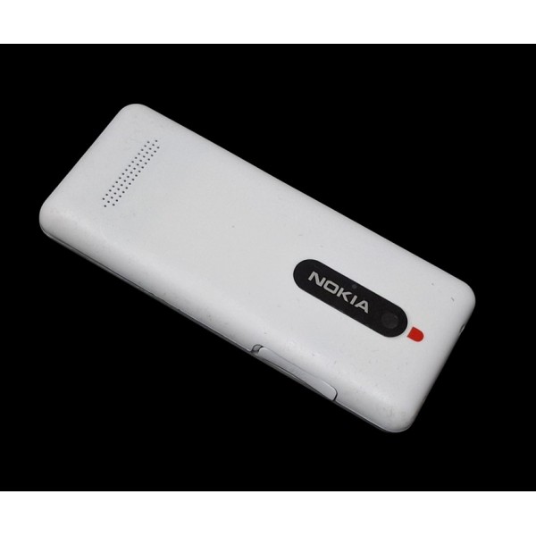 Nokia 206 Kapak Kasa Tuş High Quality Nokia Asha 206 Full Housing White