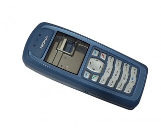 Nokia 3120 Kapak Kasa Tuş Mavi Ful..