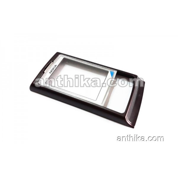 Nokia 6270 Kapak Original Front Cover Brown New