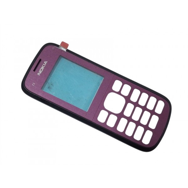 Nokia c1-02 Kapak Original Front Cover Pink New