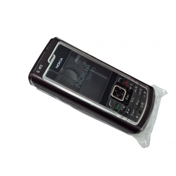 Nokia N72 Kapak Tuş High Quality Xpress on Cover Rose New