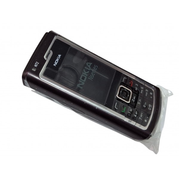 Nokia N72 Kapak Tuş High Quality Xpress on Cover Rose New