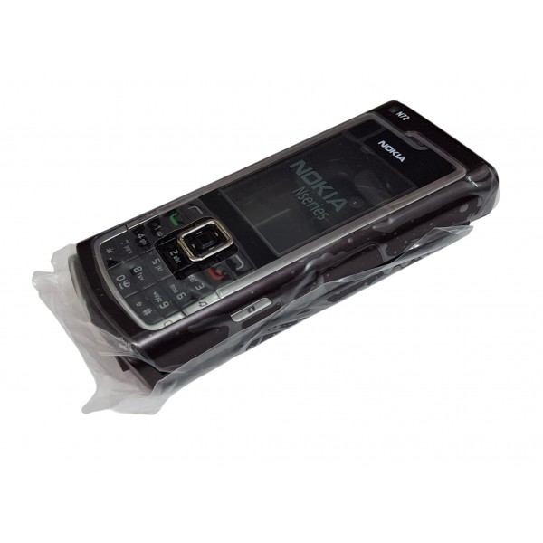 Nokia N72 Kapak Tuş High Quality Xpress on Cover Rose New