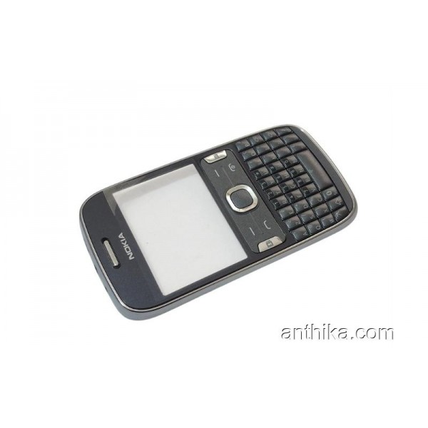 Nokia 302 Asha Kapak Tuş Original Front Cover and Keypad Gray New