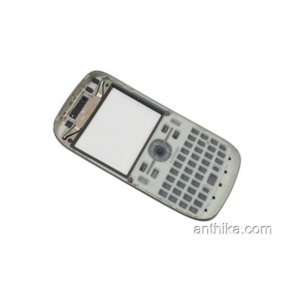 Nokia 302 Asha Kapak Tuş Original Front Cover and Keypad Gray New