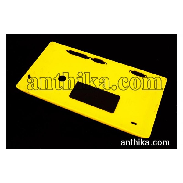 Nokia Lumia 520 Kapak Original Battery Cover Yellow Used 02503B0