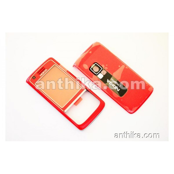 Nokia 6288 Kapak Original Xpress On Cover Red New