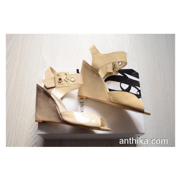 Nine West Platform Topuk Yazlık Ayakkabı 35.5 Numara Kutusunda