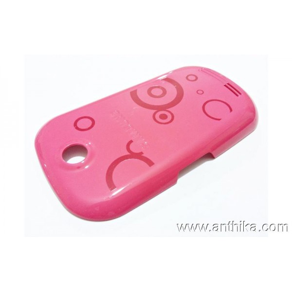 Samsung S3650 Orjinal Arka Batarya Kapak Cover Pink - 5