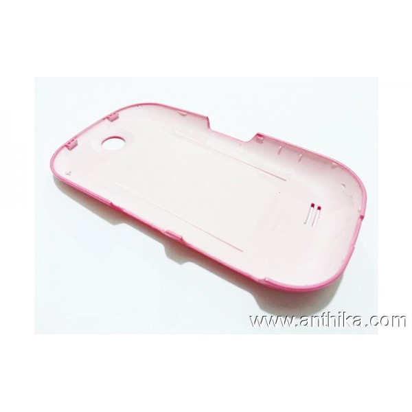 Samsung S3650 Orjinal Arka Batarya Kapak Cover Pink - 5
