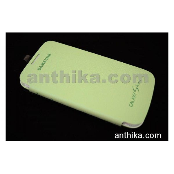 Samsung S4 Mini Kılıf Original Flip Cover Green ...