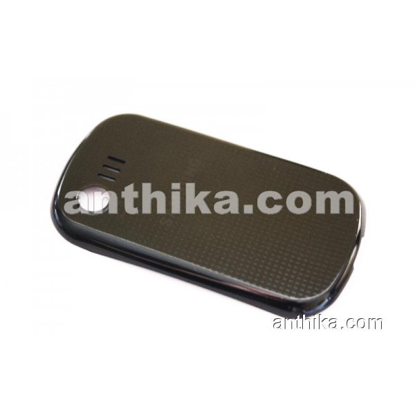 Samsung C3510 Kapak Original Battery Cover Black N...