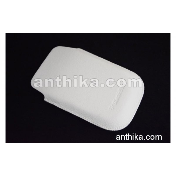 Blackberry Bold 9700 9780 9790 Kılıf Original Leather Soft Case White New