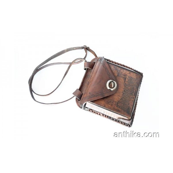 Vintage Askılı Deri Çanta Postacı Çantası