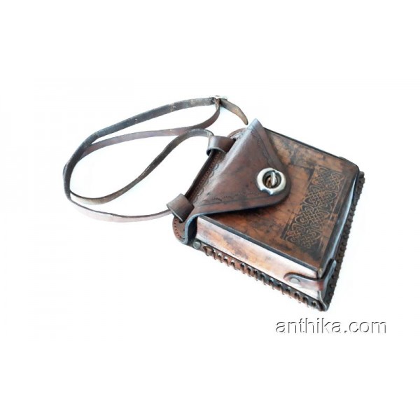 Vintage Askılı Deri Çanta Postacı Çantası