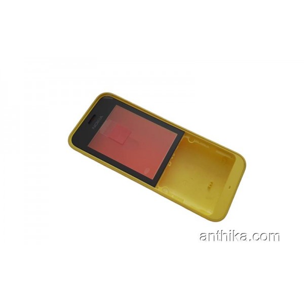 Nokia 220 Kapak Set Original Xpress on Cover Yello...