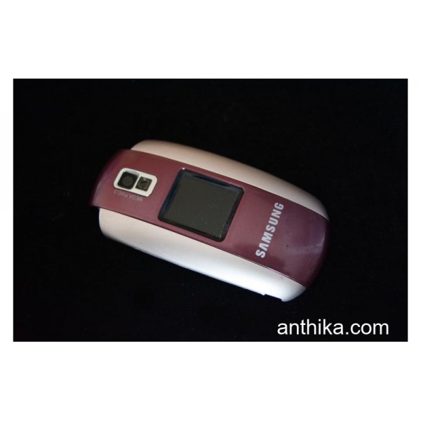 Samsung E530 Kapak Original Front Cover Pink Used