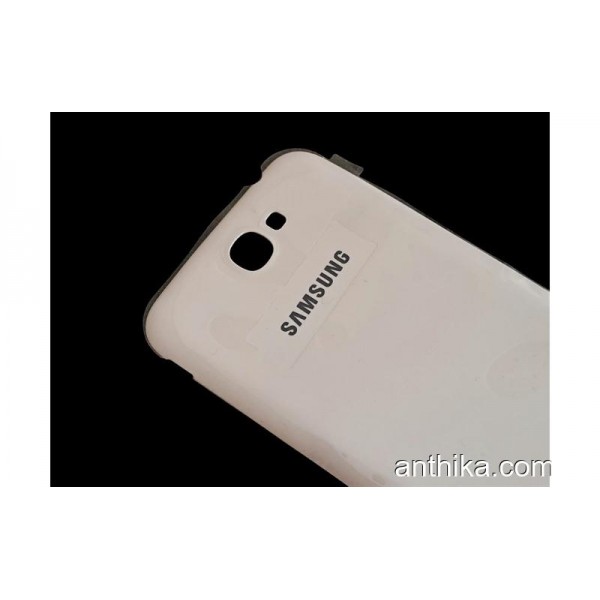 Samsung Galaxy Note 2 Arka Kapak - Nfc Pil Batarya Kapağı N7100 Beyaz