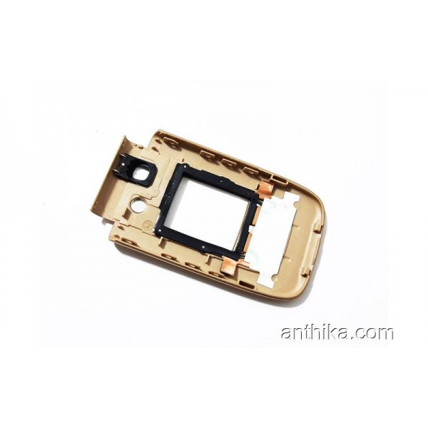 Nokia 6131 Kapak Original Front Cover Gold New