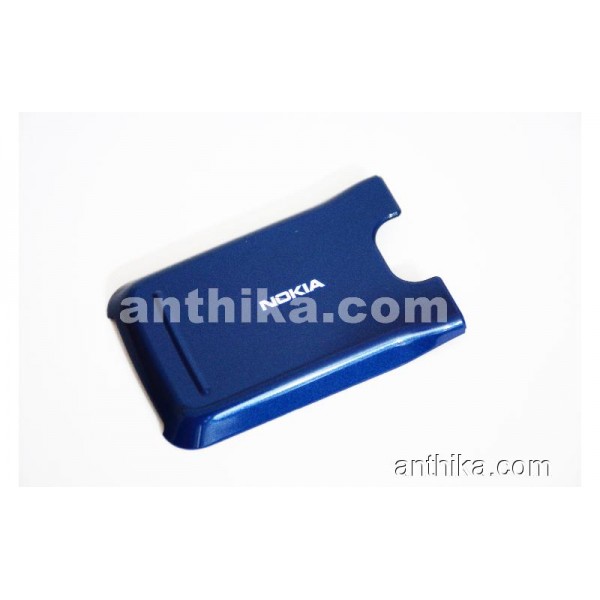 Nokia 6120 Classic Kapak Original Battery Cover Navy Blue New