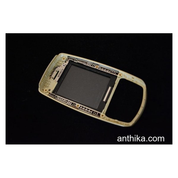 Samsung E830 Kapak Original Front Cover Gold Used