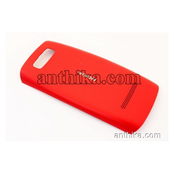 Nokia Asha 305 Kapak Original Battery Cover Red Us...