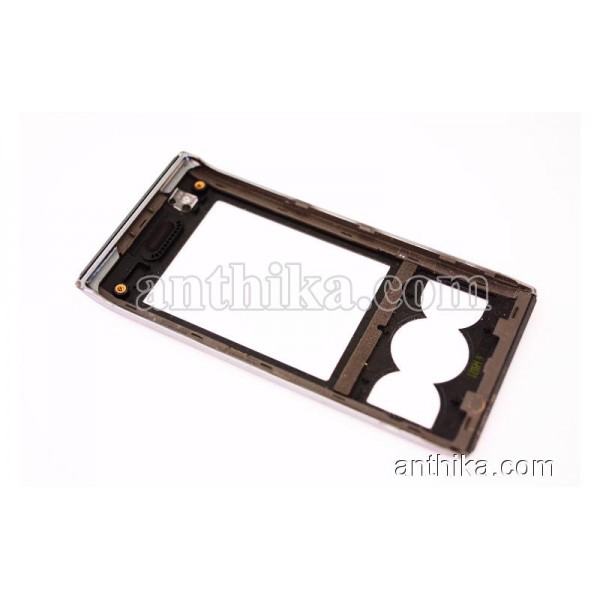 Sony Ericsson W595 W595i Kapak Original Front Cover Grey 1210-2756