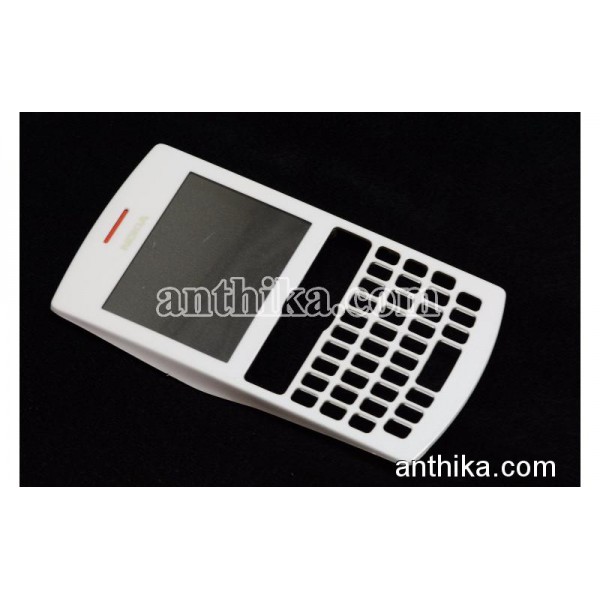 Nokia Asha 205 Kapak Orjinal Front Cover White Use...