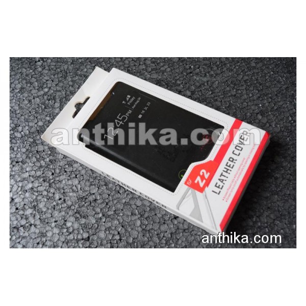 Sony Xperia Z2 Kapak Kılıf High Quality Flip Cov...