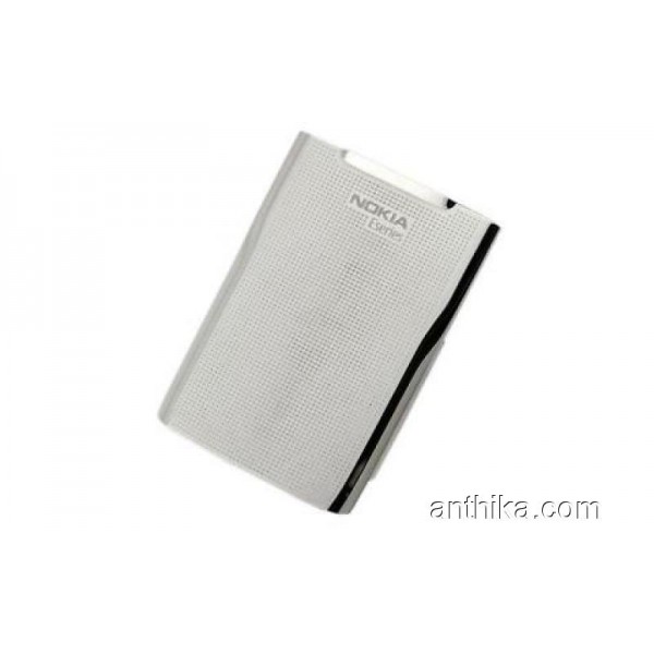 Nokia E71 Kapak Original Battery Cover Silver New