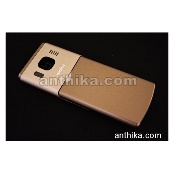 Nokia 6500 Classic Kapak Tuş High Quality Cover Brown New