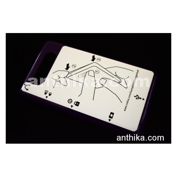 Nokia Lumia 820 Kapak Anten Original Battery Cover...
