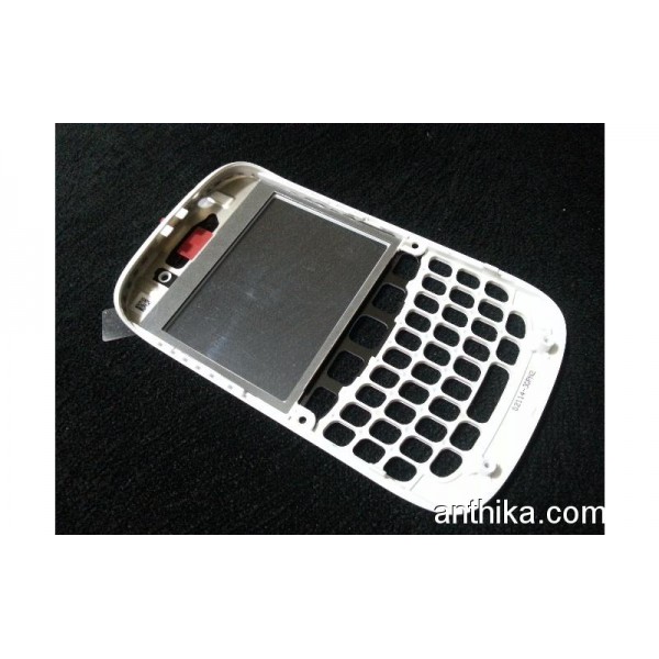 Blackberry 9220 Kapak KVK Depodan Front Cover White ASY-45338