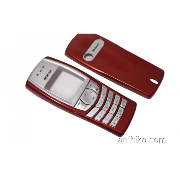 Nokia 6610i Kapak Tuş High Quality Xpress on Cover Red New