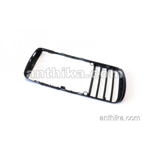 Nokia 300 Asha Kapak Ses Tuşu Original Front Cover Navy Blue New