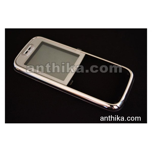Nokia 6233 Kapak Original Front Cover Lens Silver ...