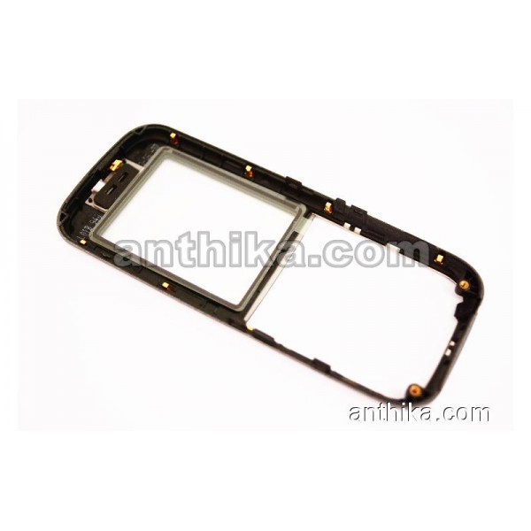 Nokia 6233 Kapak Original Front Cover Lens Silver New 0256556