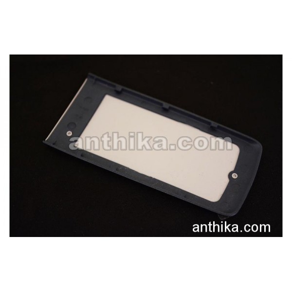 Nokia 3610 Fold Kapak Original Battery Cover Black Silver New