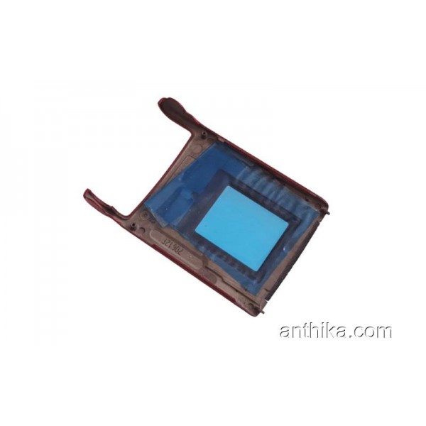 Nokia N76 Kapak Lens Original A-Cover Assy Glass Window Red New