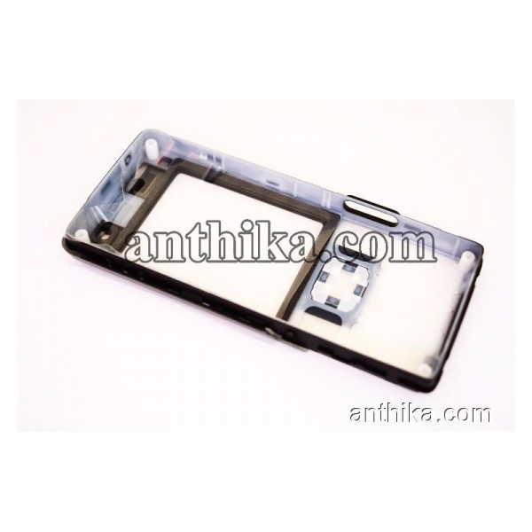 Sony Ericsson C702 Kapak Original Front Cover Silver New 1207-6688