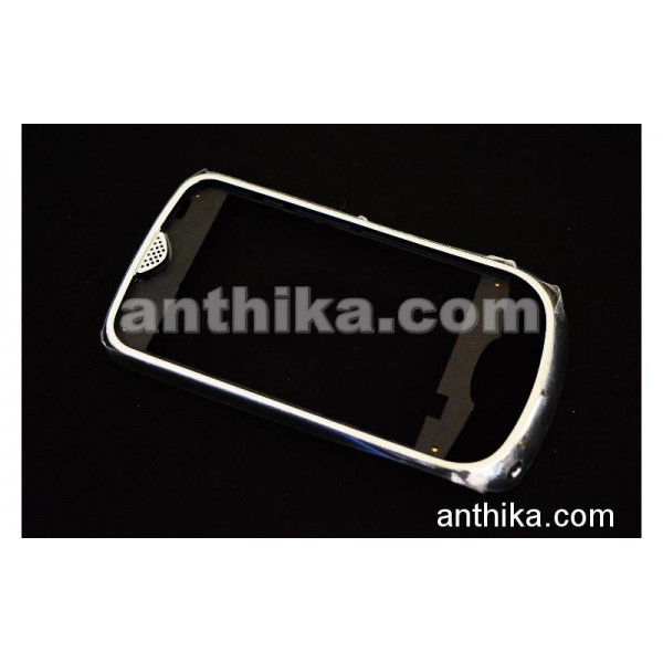 Samsung S3370 Kapak Original Front Cover Silver Ne...